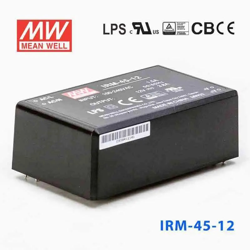 IRM-45-12 MEAN WELL Power Supply | HTD Electronics