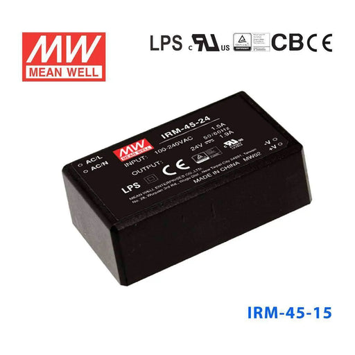 IRM-45-15 MEAN WELL Power Supply | HTD Electronics
