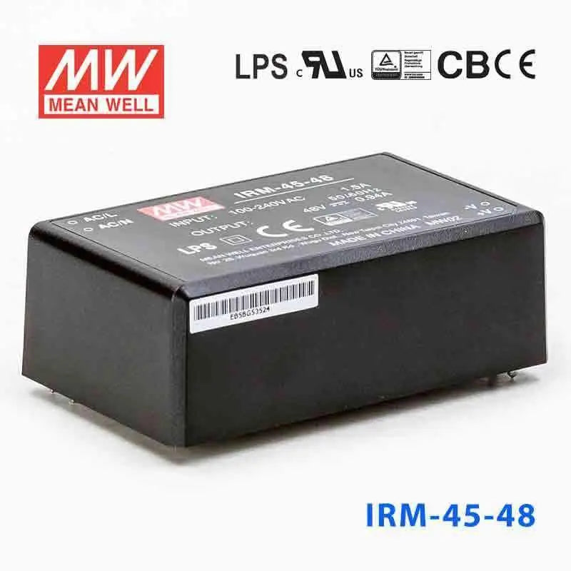 IRM-45-48 MEAN WELL Power Supply | HTD Electronics