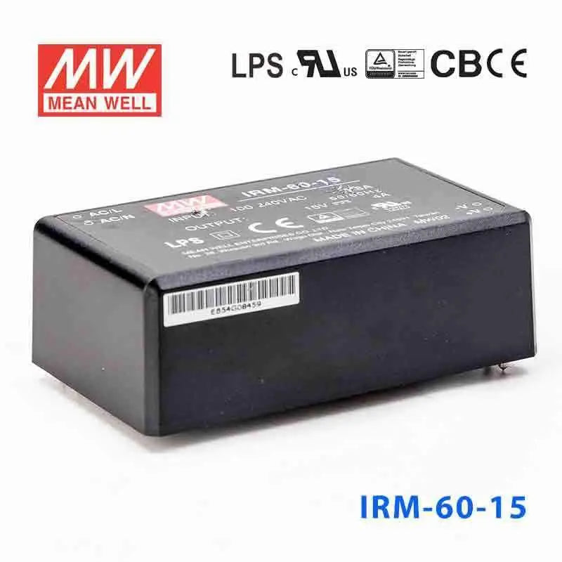 IRM-60-15 MEAN WELL Power Supply | HTD Electronics