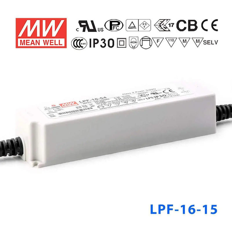 LPF-16-15 MEAN WELL Power Supply | HTD Electronics