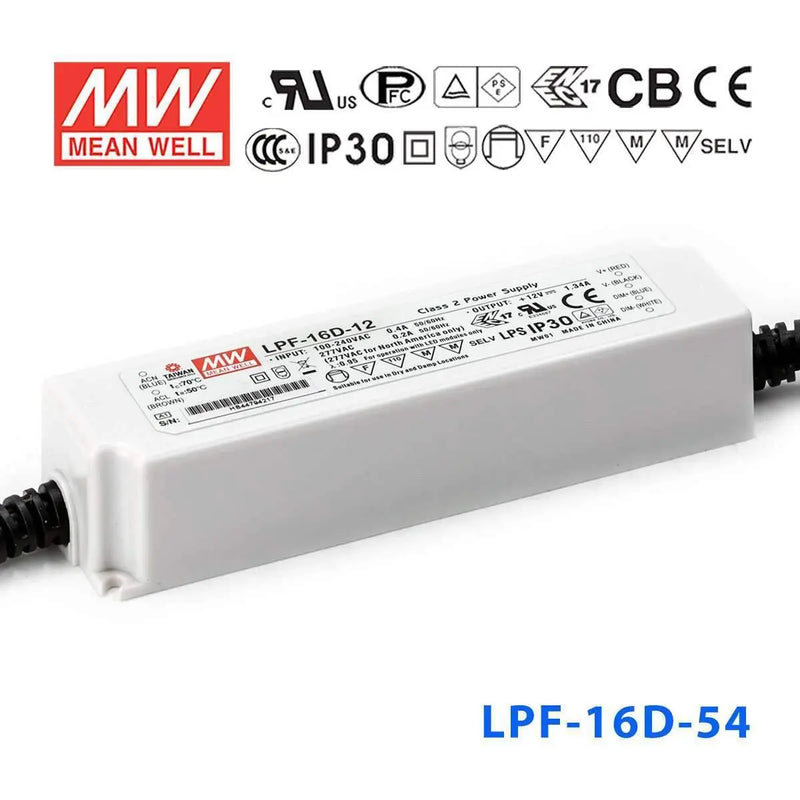 LPF-16D-54 MEAN WELL Power Supply | HTD Electronics