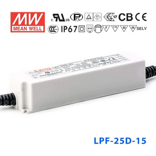 LPF-25D-15 MEAN WELL Power Supply | HTD Electronics