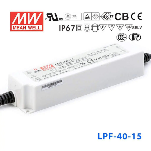 LPF-40-15 MEAN WELL Power Supply | HTD Electronics