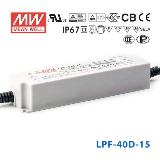 LPF-40D-15 MEAN WELL Power Supply | HTD Electronics