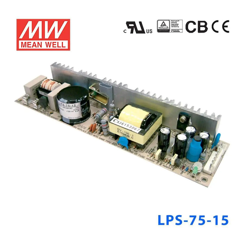 LPS-75-15 MEAN WELL Power Supply | HTD Electronics