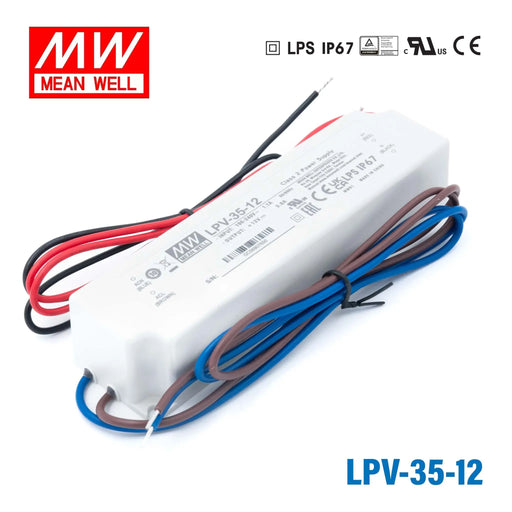 LPV-35-12 MEAN WELL Power Supply | HTD Electronics
