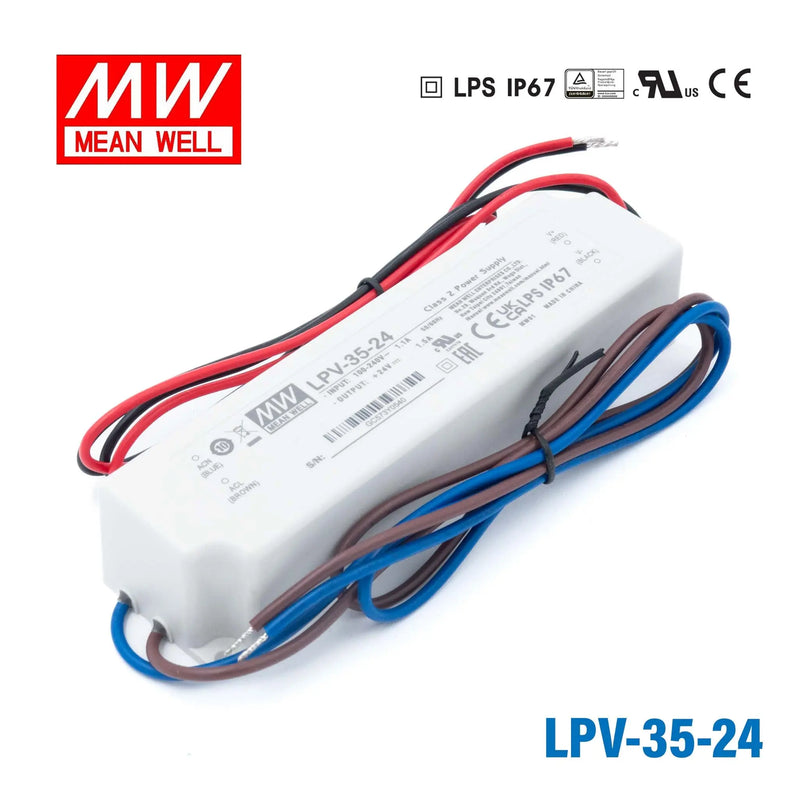 LPV-35-24 MEAN WELL Power Supply | HTD Electronics