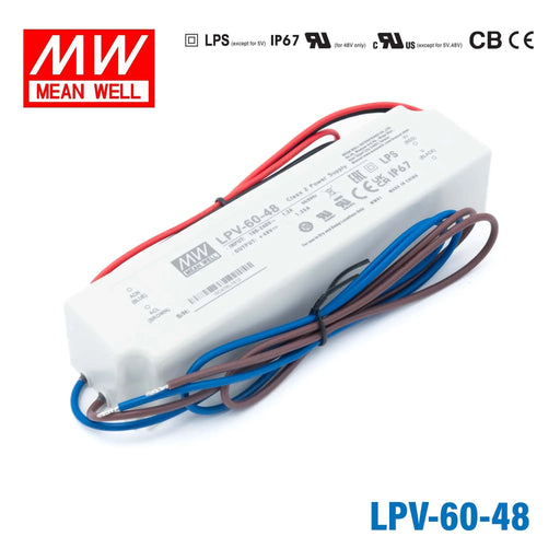 LPV-60-48 MEAN WELL Power Supply | HTD Electronics