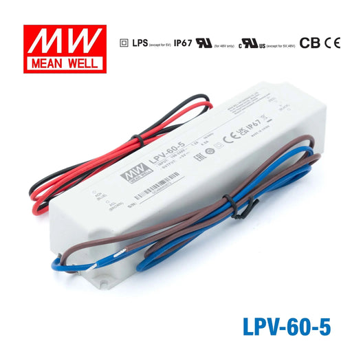 LPV-60-5 MEAN WELL Power Supply | HTD Electronics
