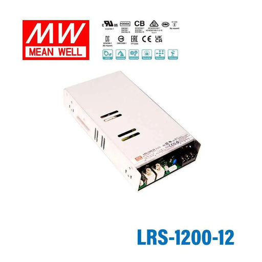 LRS-1200-12 MEAN WELL Enclosed Power Supply | HTD Electronics