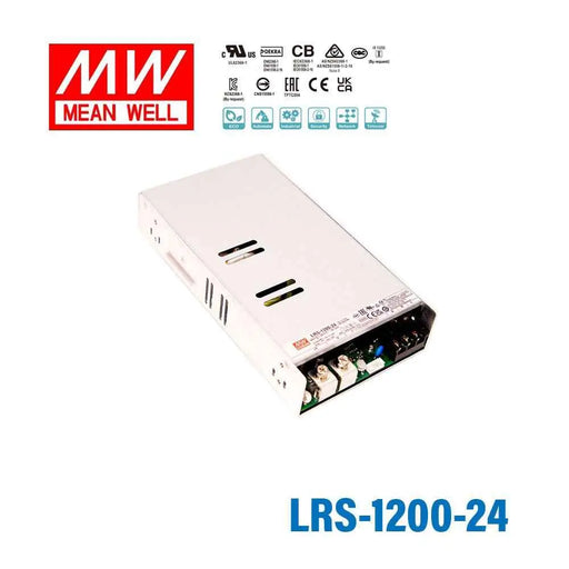 LRS-1200-24 MEAN WELL Enclosed Power Supply | HTD Electronics