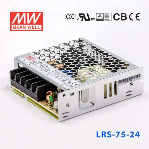 LRS-75-24 MEAN WELL Power Supply | HTD Electronics