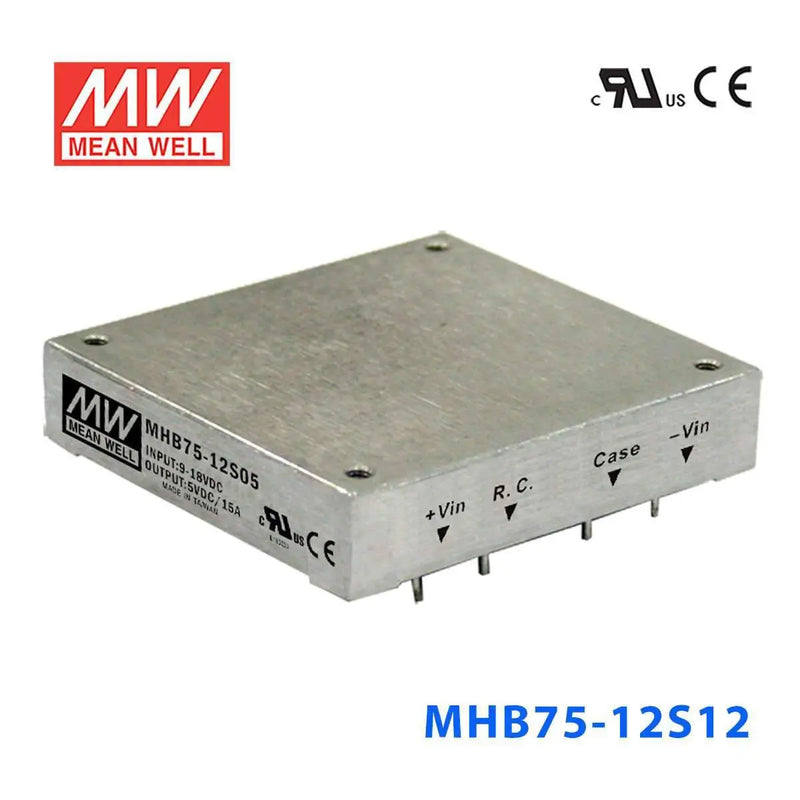 MHB75-12S12 MEAN WELL Power Supply | HTD Electronics
