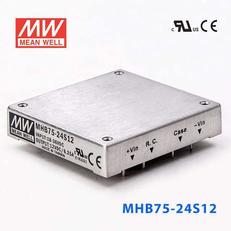 MHB75-24S12 MEAN WELL Power Supply | HTD Electronics