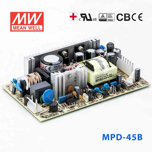 MPD-45B MEAN WELL Power Supply | HTD Electronics