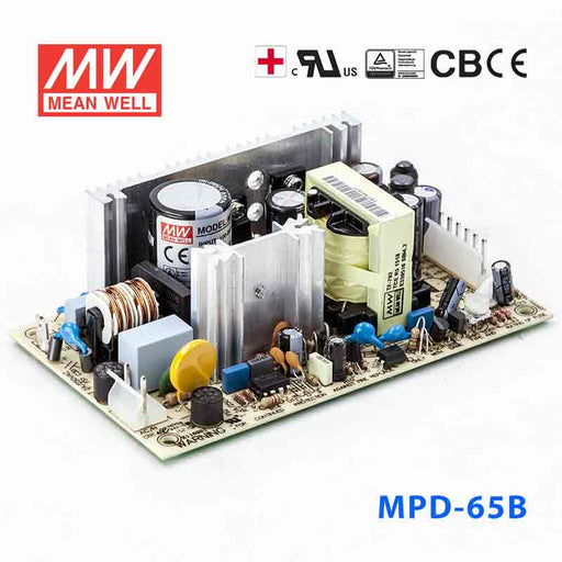 MPD-65B MEAN WELL Power Supply | HTD Electronics