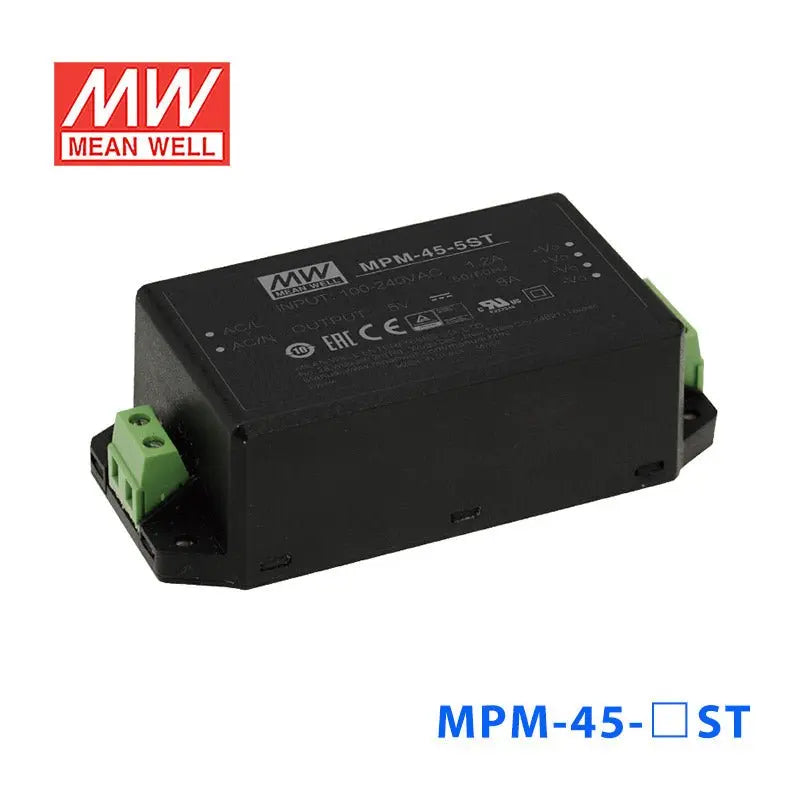 MPM-45-12ST MEAN WELL Power Supply | HTD Electronics