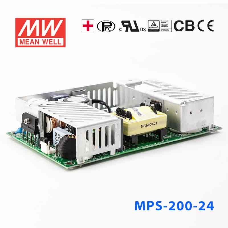 MPS-200-24 MEAN WELL Power Supply | HTD Electronics