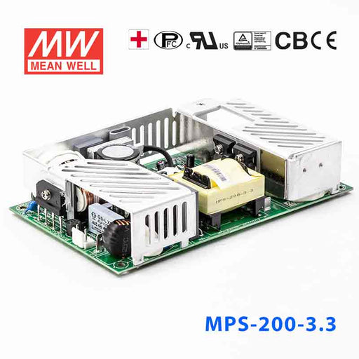 MPS-200-3.3 MEAN WELL Power Supply | HTD Electronics
