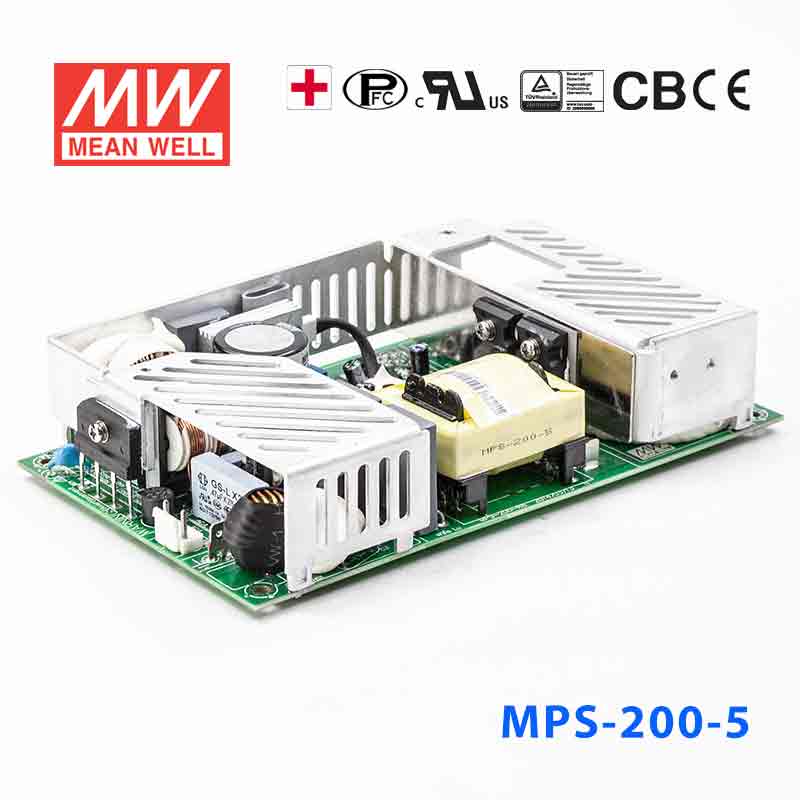 MPS-200-5 MEAN WELL Power Supply | HTD Electronics