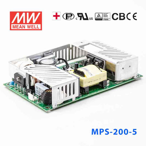 MPS-200-5 MEAN WELL Power Supply | HTD Electronics