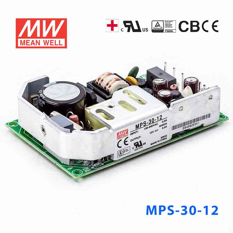 MPS-30-12 MEAN WELL Power Supply | HTD Electronics