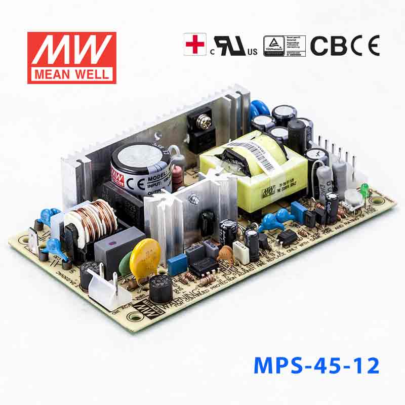 MPS-45-12 MEAN WELL Power Supply | HTD Electronics