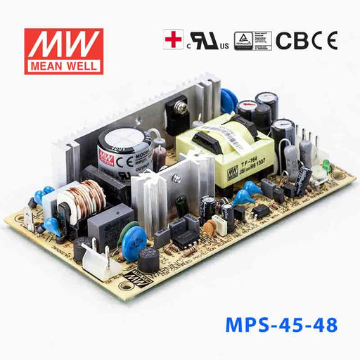 MPS-45-48 MEAN WELL Power Supply | HTD Electronics