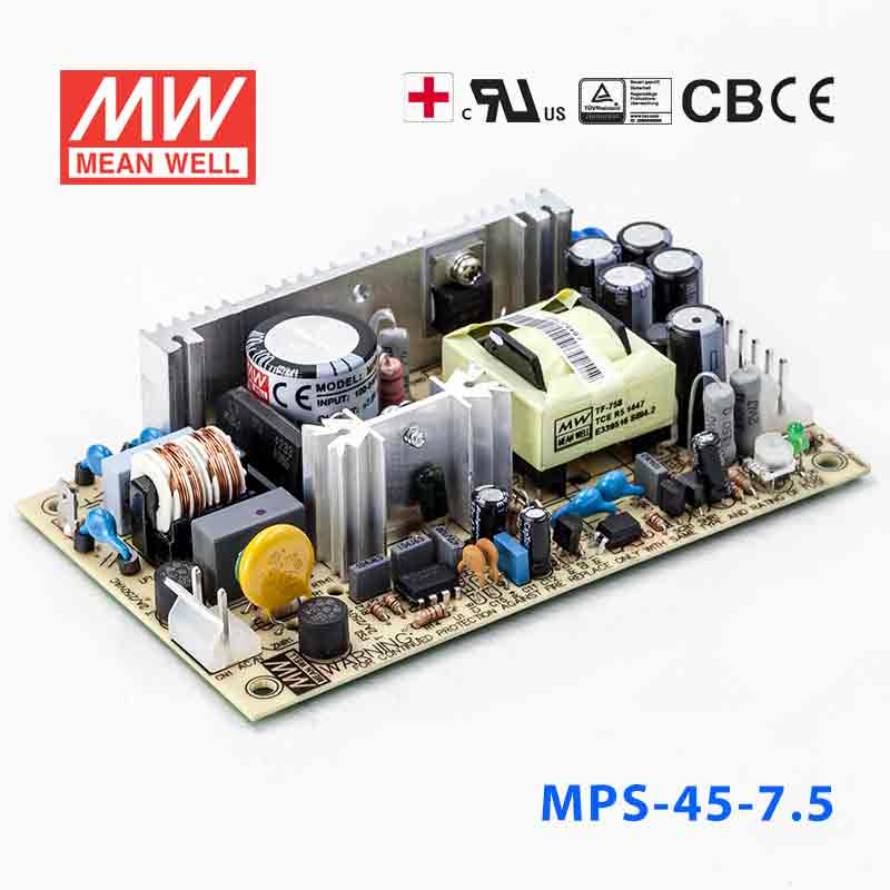 MPS-45-7.5 MEAN WELL Power Supply | HTD Electronics