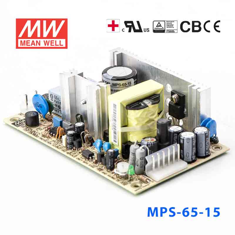 MPS-65-15 MEAN WELL Power Supply | HTD Electronics