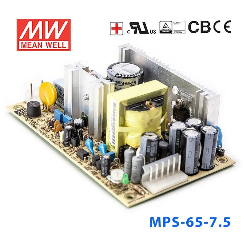 MPS-65-7.5 MEAN WELL Power Supply | HTD Electronics