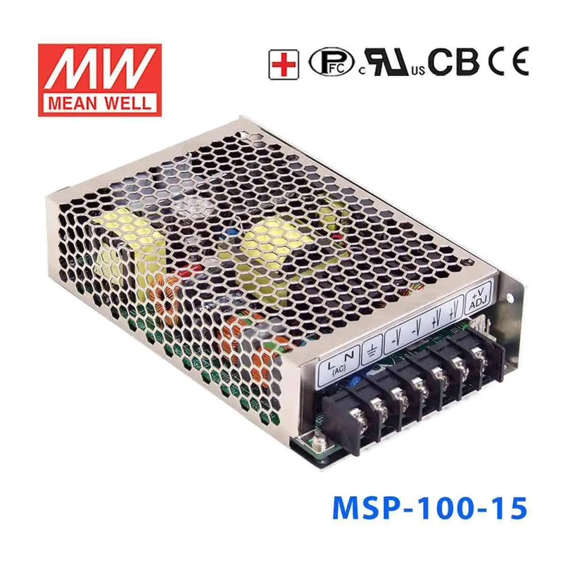 MSP-100-15 MEAN WELL Power Supply | HTD Electronics
