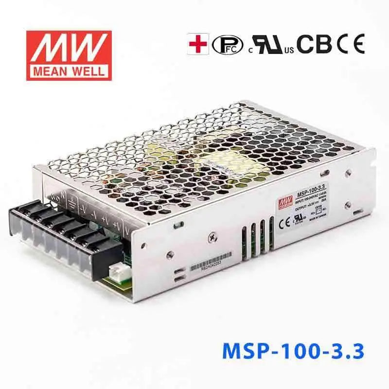 MSP-100-3.3 MEAN WELL Power Supply | HTD Electronics