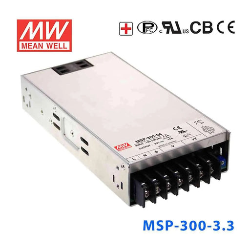 MSP-300-3.3 MEAN WELL Power Supply | HTD Electronics