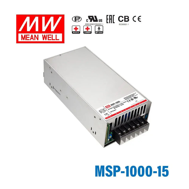 MSP-1000-15 MEAN WELL Power Supply | HTD Electronics