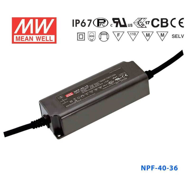 NPF-40-36 MEAN WELL Power Supply | HTD Electronics