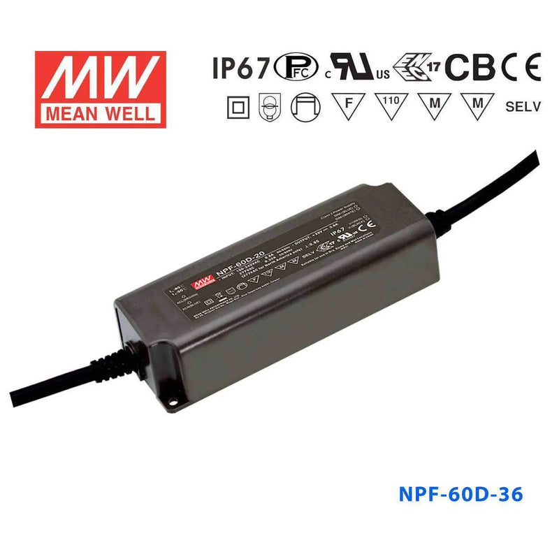 NPF-60D-36 MEAN WELL Power Supply | HTD Electronics