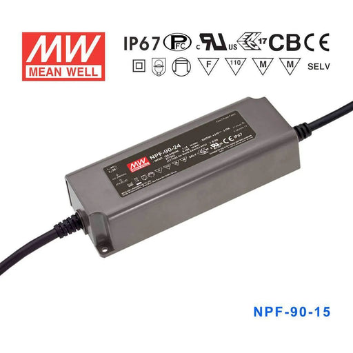 NPF-90-15 MEAN WELL Power Supply | HTD Electronics