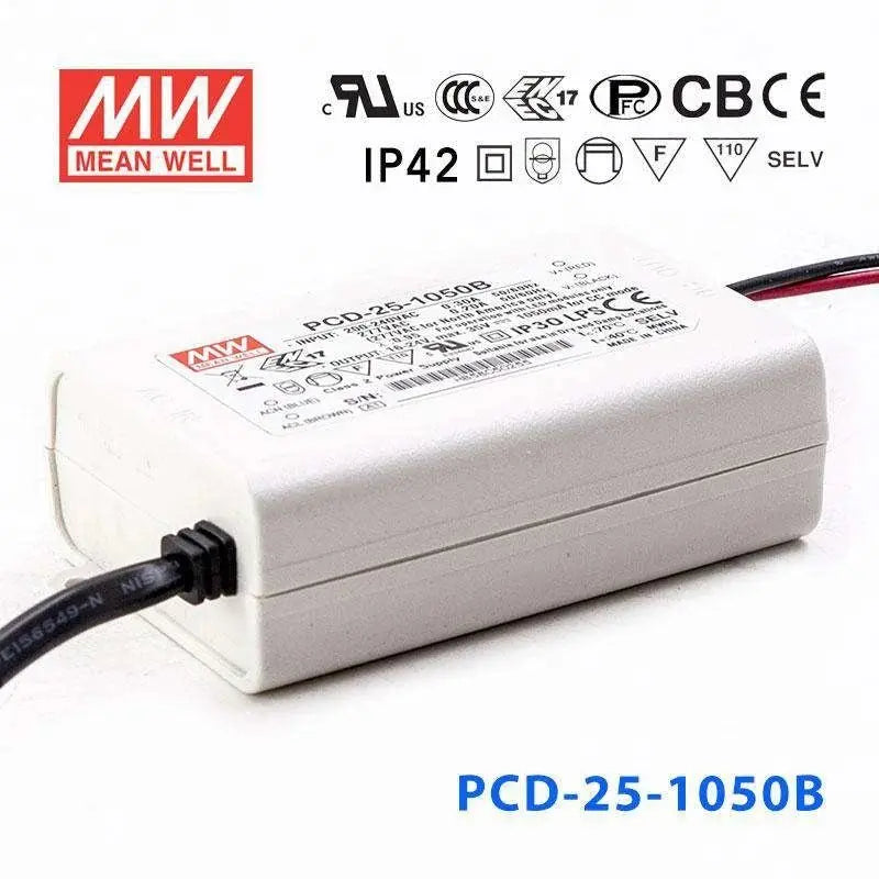 PCD-25-1050B MEAN WELL Power Supply | HTD Electronics