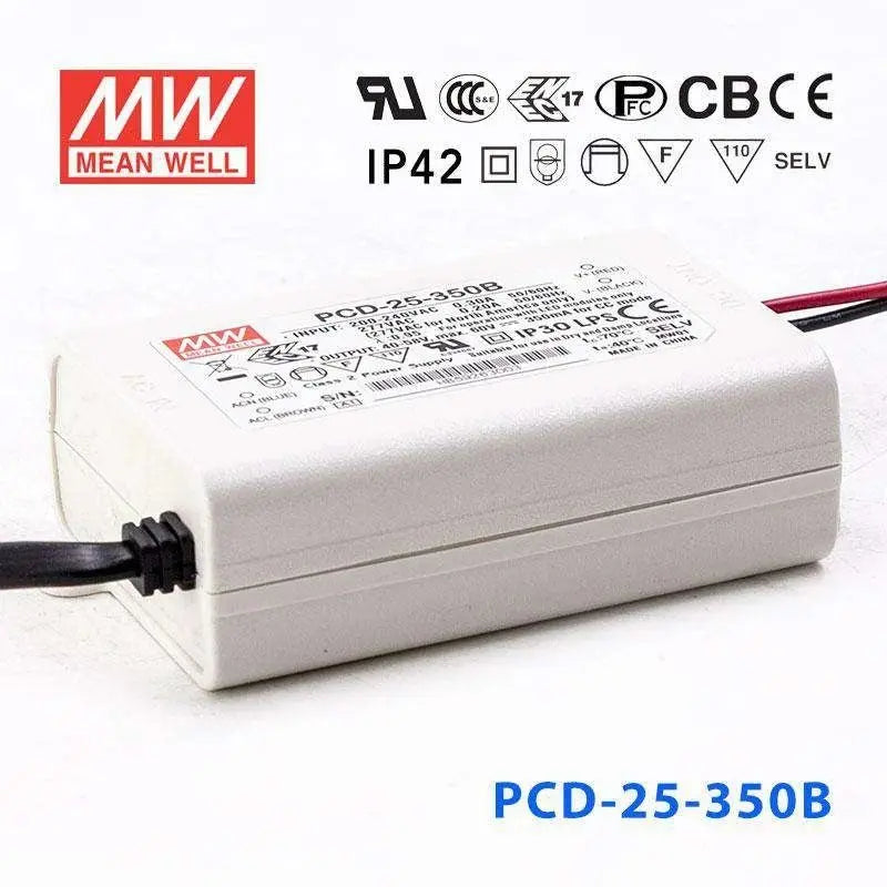 PCD-25-350B MEAN WELL Power Supply | HTD Electronics