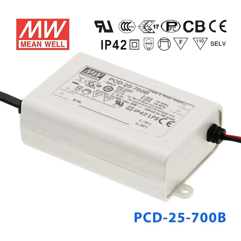 PCD-25-700B MEAN WELL Power Supply | HTD Electronics