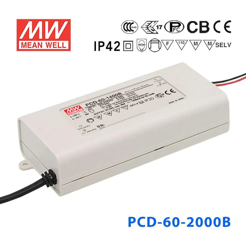 PCD-60-2000B MEAN WELL Power Supply | HTD Electronics