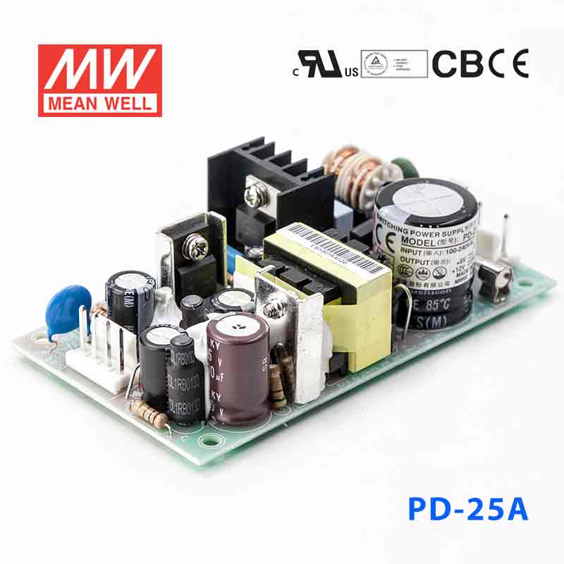 PD-25A MEAN WELL Power Supply | HTD Electronics