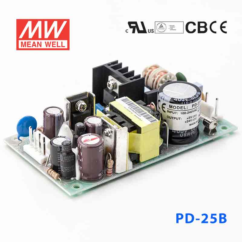 PD-25B MEAN WELL Power Supply | HTD Electronics
