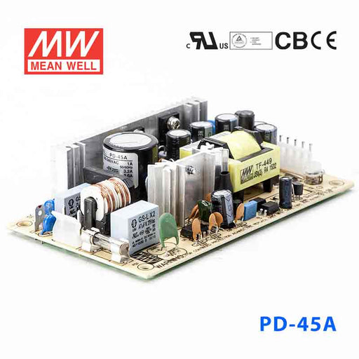 PD-45A MEAN WELL Power Supply | HTD Electronics