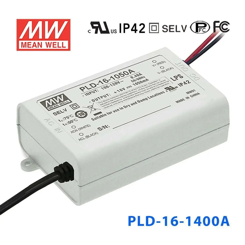 PLD-16-1400A MEAN WELL Power Supply | HTD Electronics