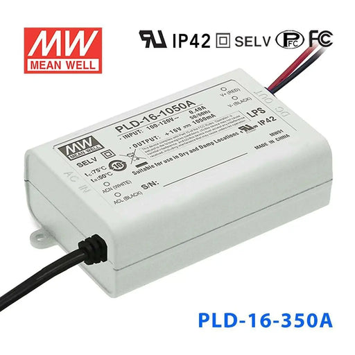 PLD-16-350A MEAN WELL Power Supply | HTD Electronics