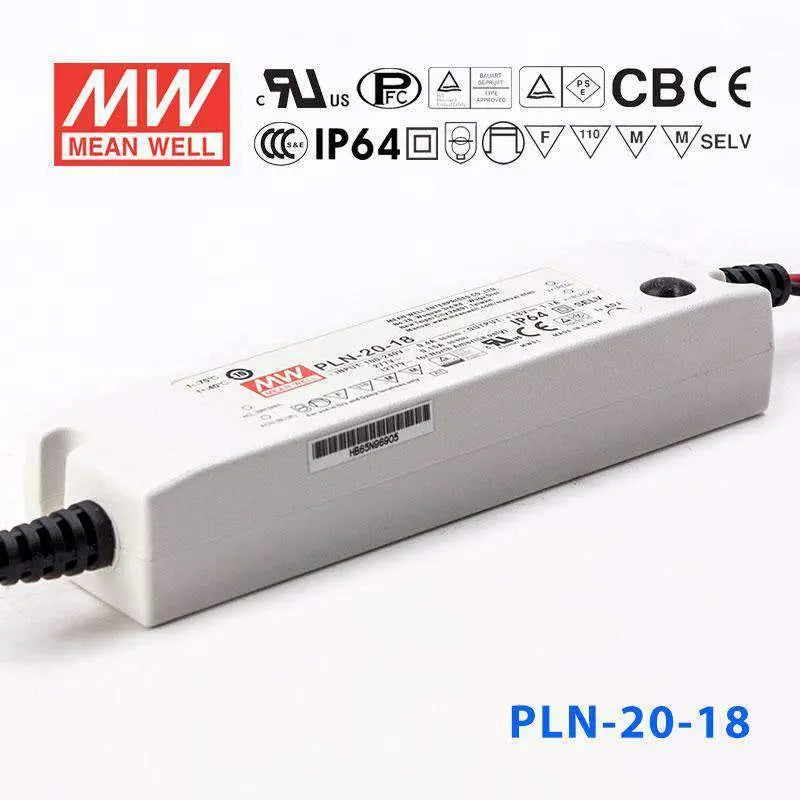PLN-20-18 MEAN WELL Power Supply | HTD Electronics