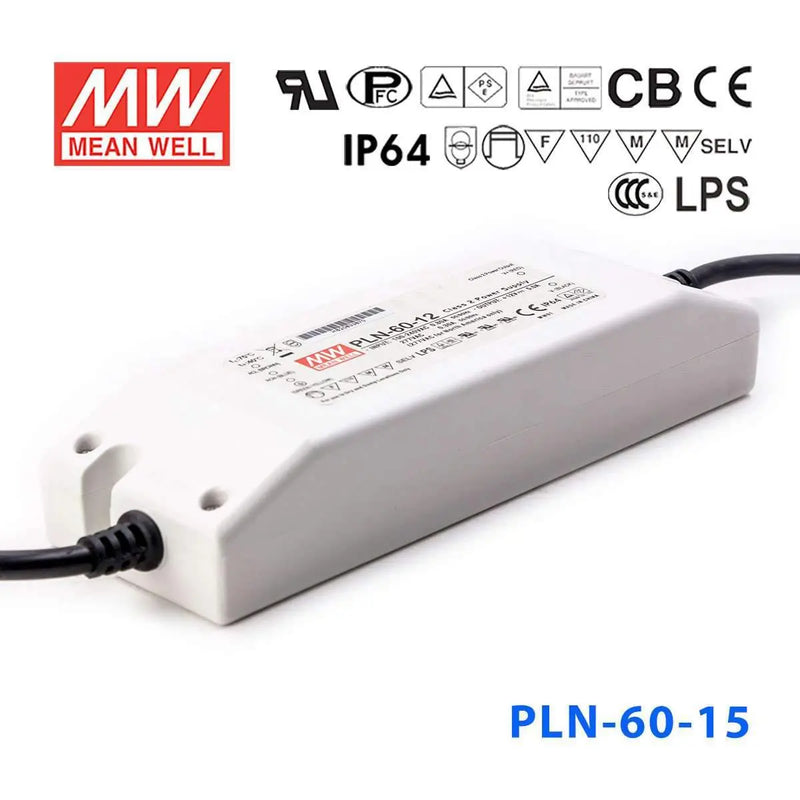 PLN-60-15 MEAN WELL Power Supply | HTD Electronics